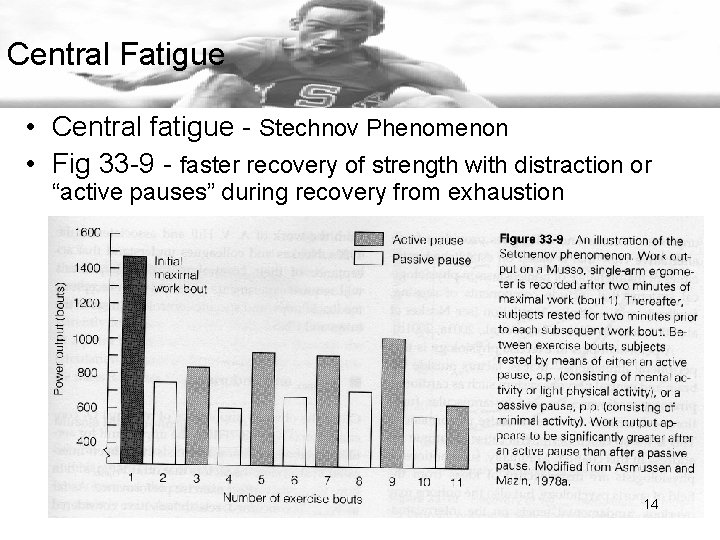 Central Fatigue • Central fatigue - Stechnov Phenomenon • Fig 33 -9 - faster
