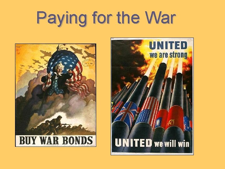 Paying for the War 