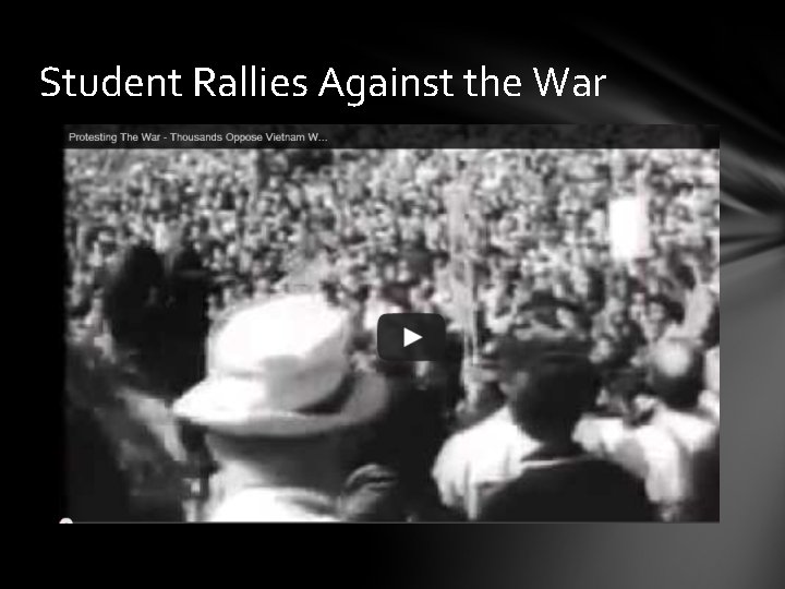 Student Rallies Against the War 