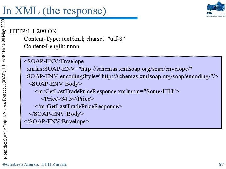 From the: Simple Object Access Protocol (SOAP) 1. 1. W 3 C Note 08