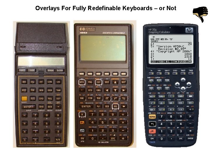 Overlays For Fully Redefinable Keyboards – or Not 