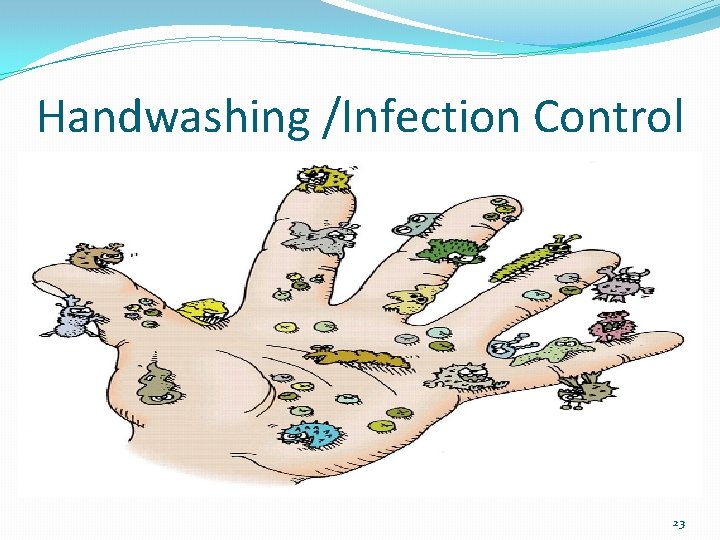 Handwashing /Infection Control 23 
