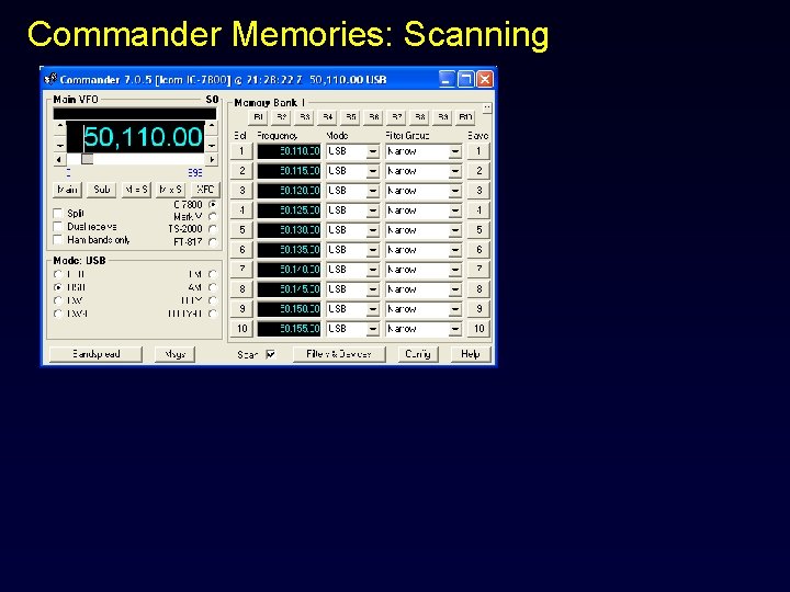 Commander Memories: Scanning 