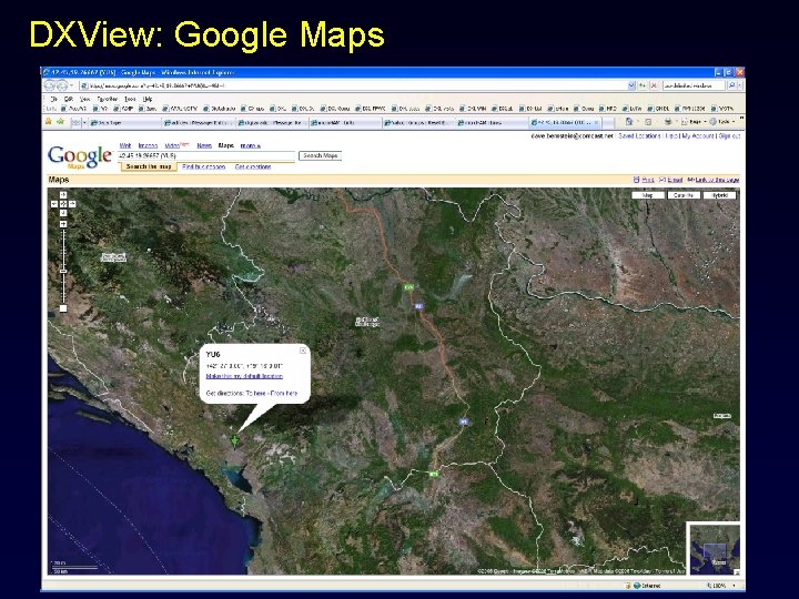 DXView: Google Maps 