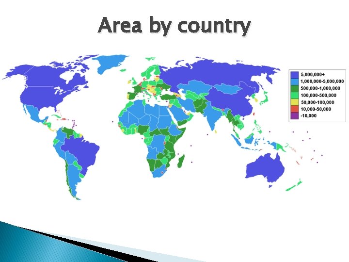 Area by country 