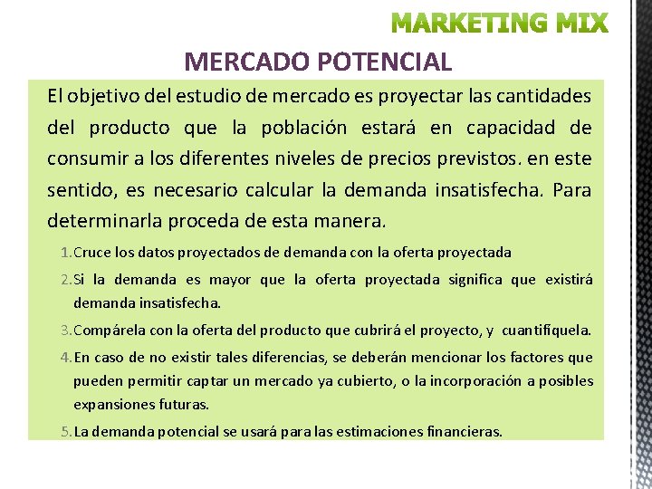 El estudio de mercado debe medir la calidad