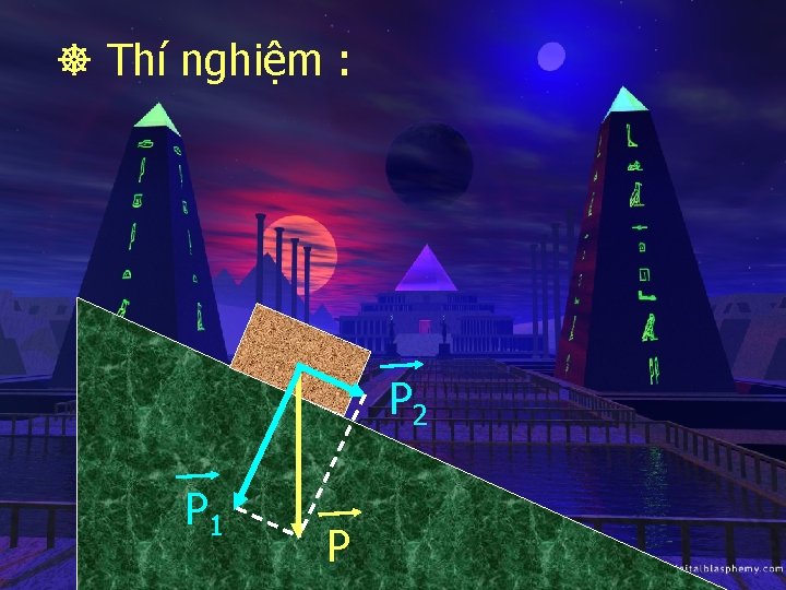  Thí nghiệm : P 2 P 1 P 