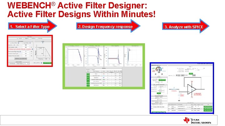 WEBENCH® Active Filter Designer: Active Filter Designs Within Minutes! Choose a Sensor 1. 1.