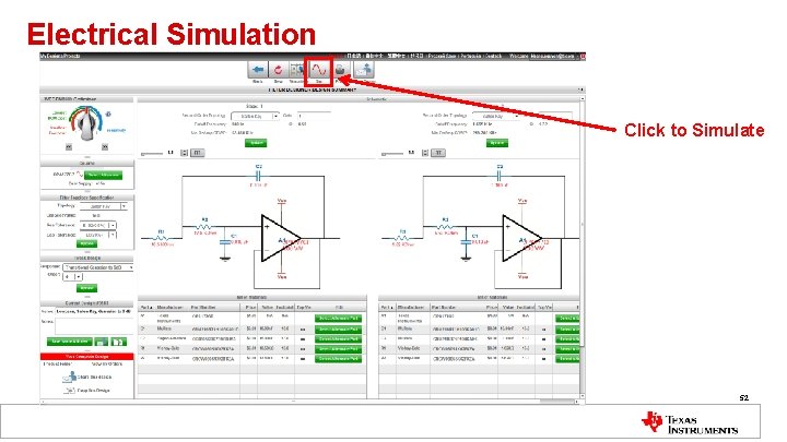 Electrical Simulation Click to Simulate 52 