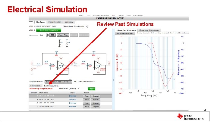 Electrical Simulation Review Past Simulations 55 