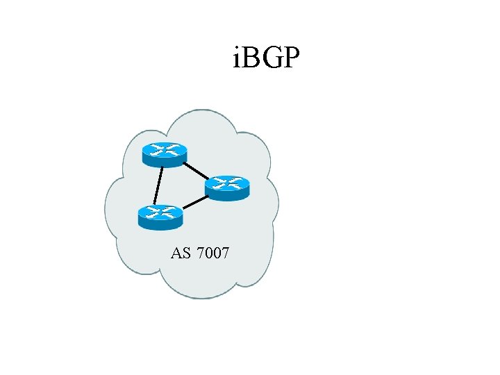 i. BGP AS 7007 