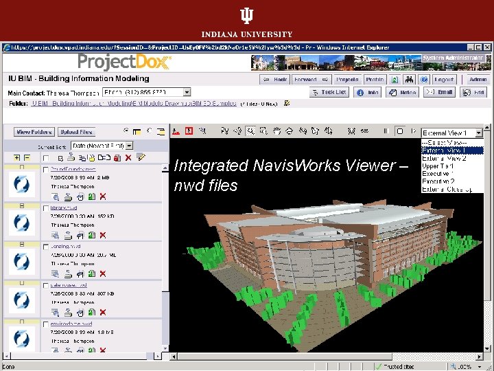 Integrated Navis. Works Viewer – nwd files 