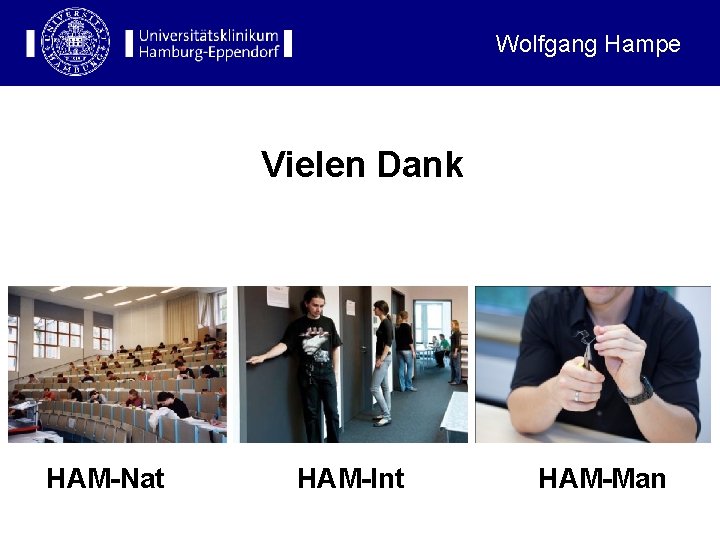 Wolfgang Hampe Vielen Dank HAM-Nat HAM-Int HAM-Man 