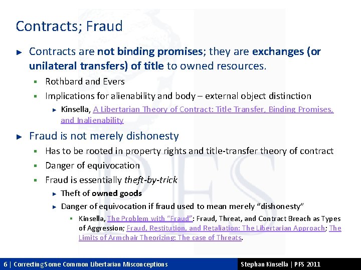 Contracts; Fraud ► Contracts are not binding promises; they are exchanges (or unilateral transfers)