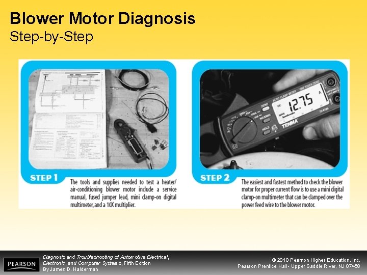 Blower Motor Diagnosis Step-by-Step Diagnosis and Troubleshooting of Automotive Electrical, Electronic, and Computer Systems,