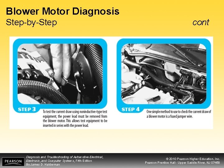 Blower Motor Diagnosis Step-by-Step Diagnosis and Troubleshooting of Automotive Electrical, Electronic, and Computer Systems,