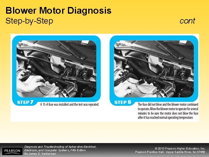 Blower Motor Diagnosis Step-by-Step Diagnosis and Troubleshooting of Automotive Electrical, Electronic, and Computer Systems,