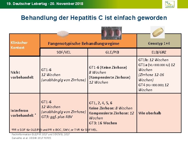 19. Deutscher Lebertag - 20. November 2018 Behandlung der Hepatitis C ist einfach geworden