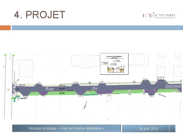 4. PROJET Réunion publique « Rue du Docteur Malaterre » 24 juin 2019 