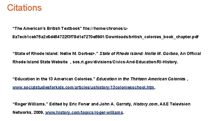 Citations “The American’s British Textbook” file: ///home/chronos/u 8 a 7 ecb 1 ceb 75