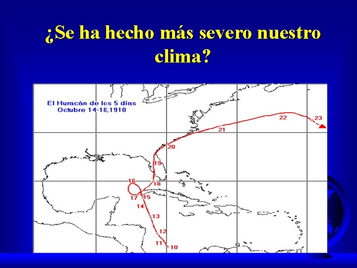 ¿Se ha hecho más severo nuestro clima? 