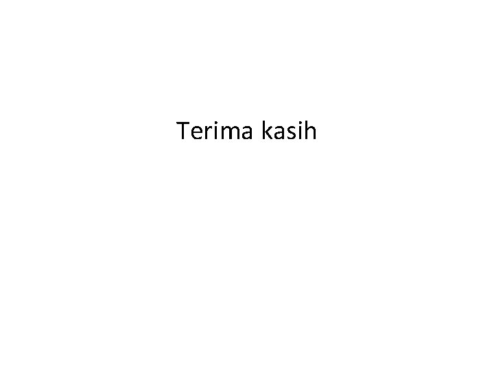 Terima kasih 