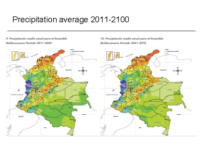 Precipitation average 2011 -2100 