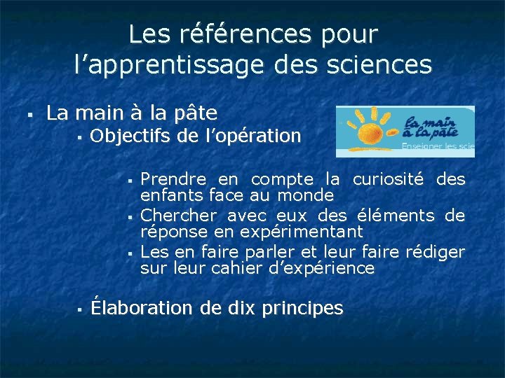 Les sciences lcole DUCOURTIOUX Laetitia RIBETTE Magalie Plan