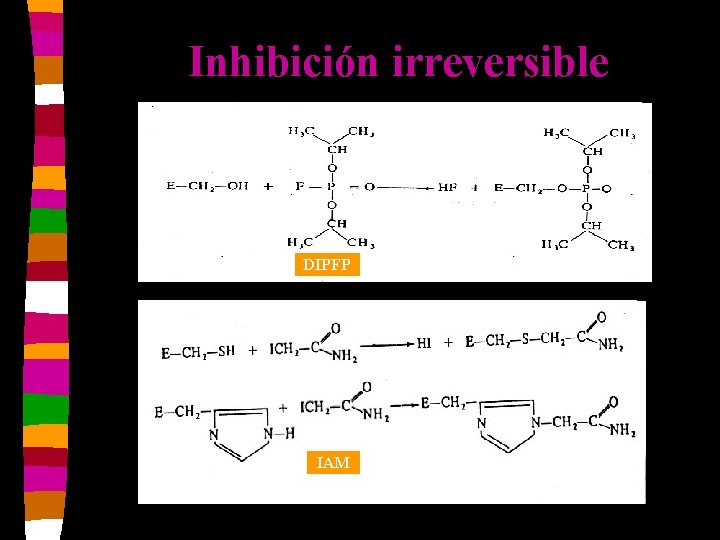 Inhibición irreversible DIPFP IAM 