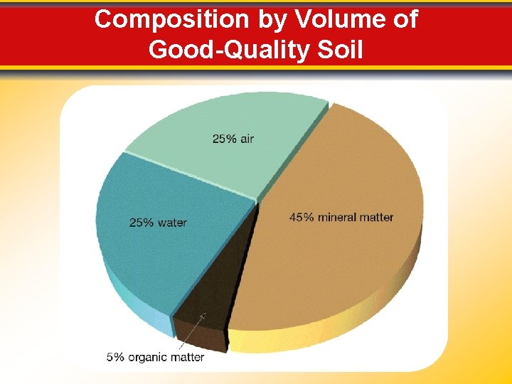 Composition by Volume of Good-Quality Soil 