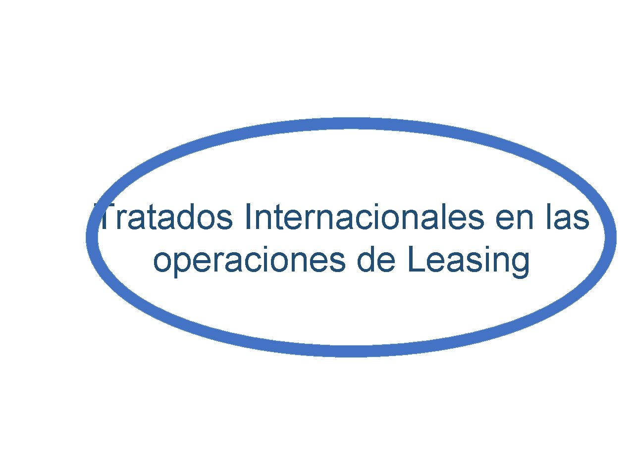 Tratados Internacionales en las operaciones de Leasing 