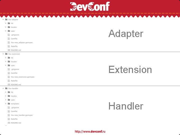 Adapter Extension Handler 