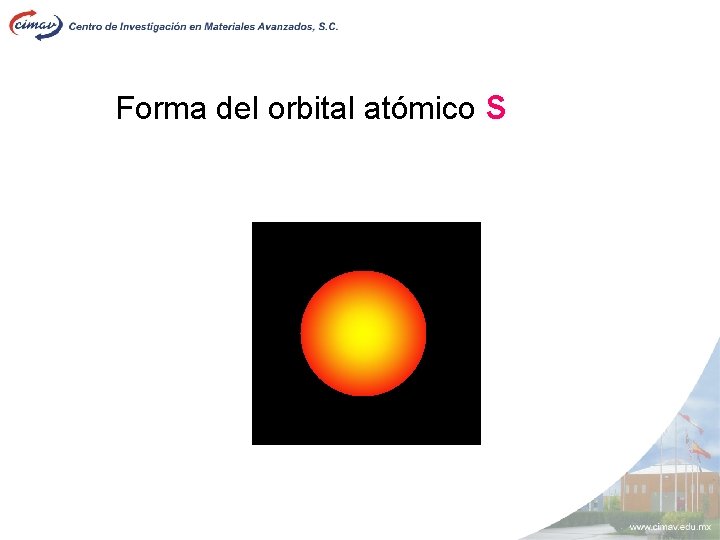 Forma del orbital atómico s 