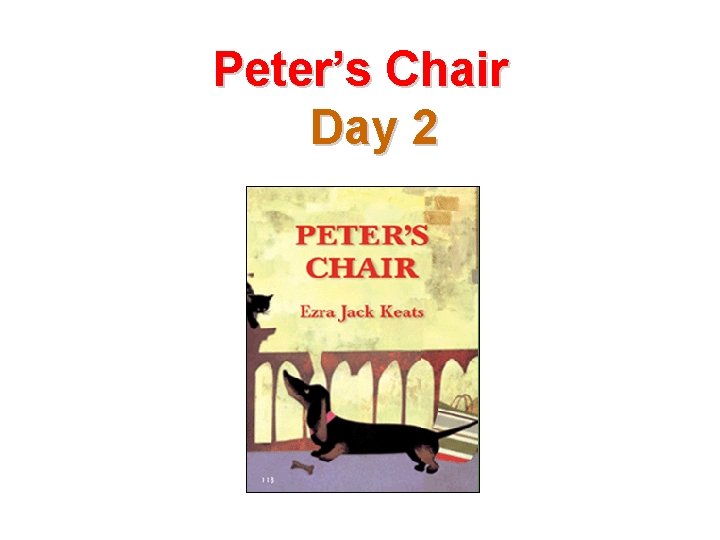 Peter’s Chair Day 2 