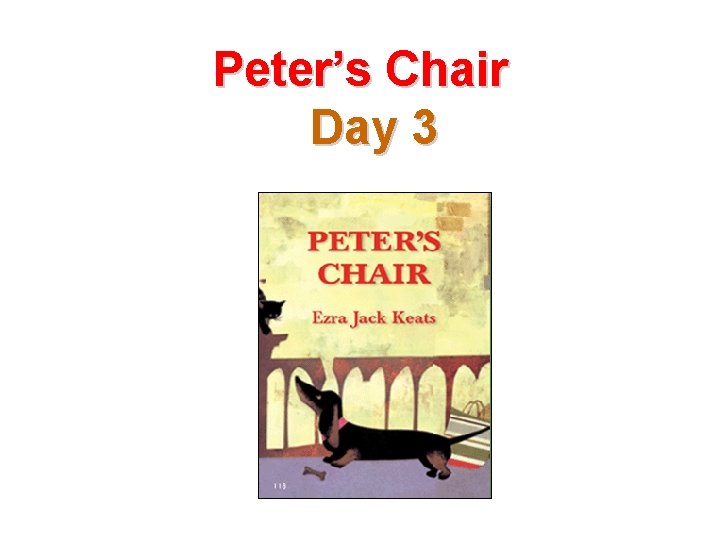 Peter’s Chair Day 3 