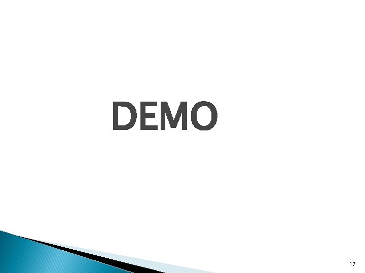 DEMO 17 DEMO 17