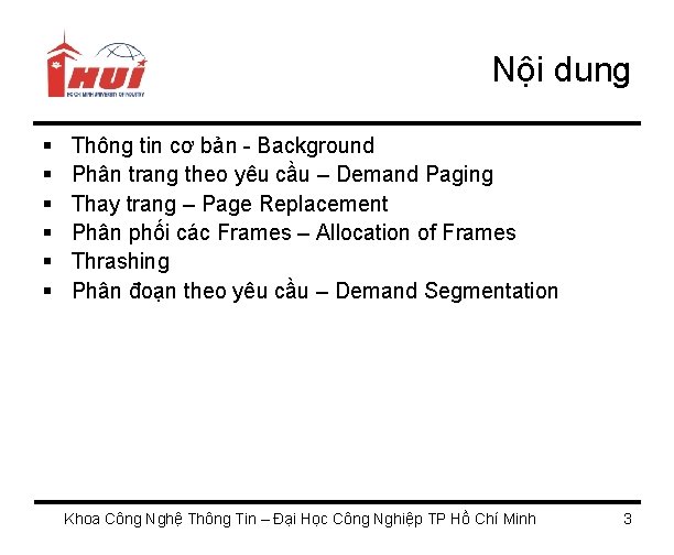 Nội dung § § § Thông tin cơ bản - Background Phân trang theo