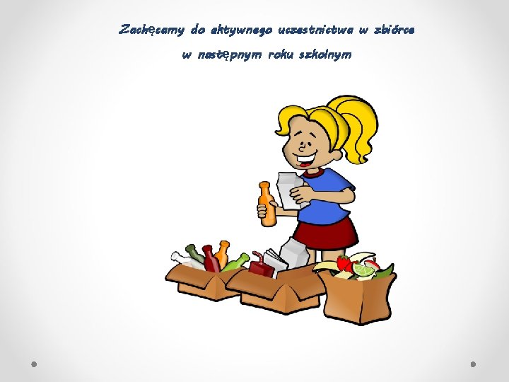 Zachęcamy do aktywnego uczestnictwa w zbiórce w następnym roku szkolnym 