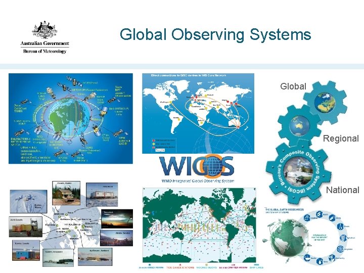 Global Observing Systems Global Regional National 