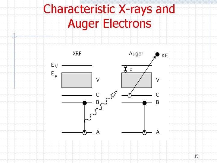 Characteristic X-rays and Auger Electrons 15 