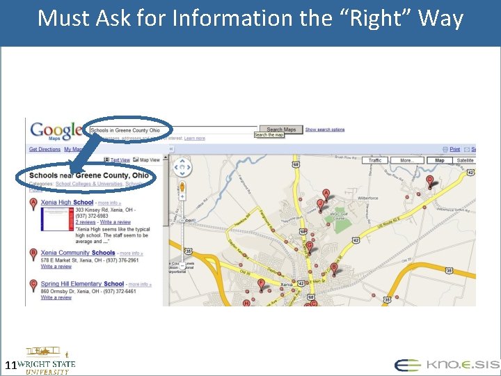 Must Ask for Information the “Right” Way 11 