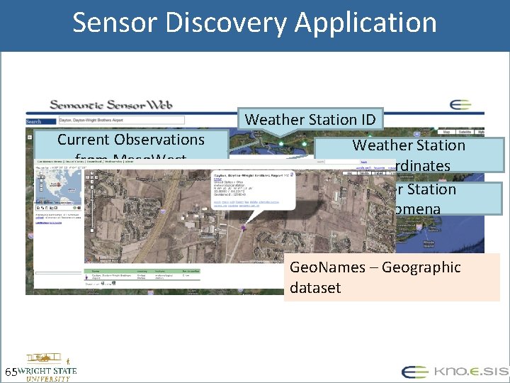 Sensor Discovery Application Current Observations from Meso. West – Project under Department of Meteorology,