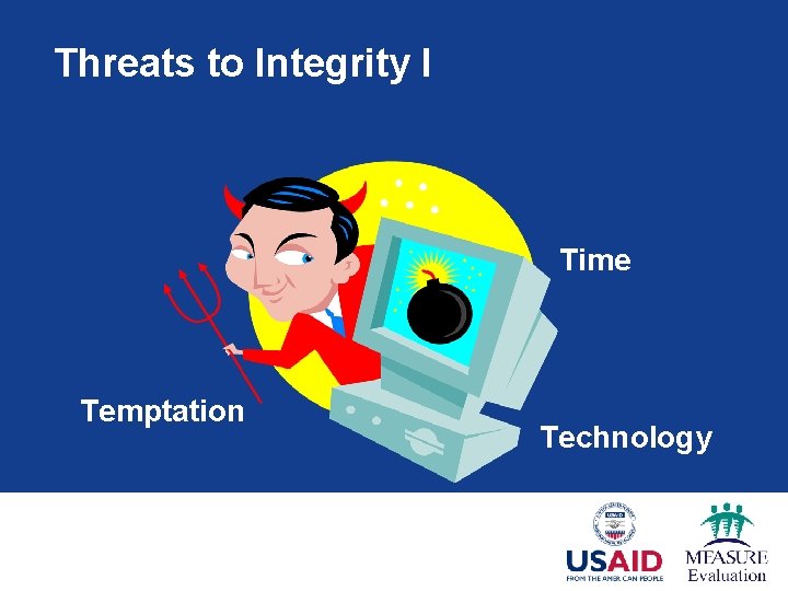 Threats to Integrity I Time Temptation Technology 