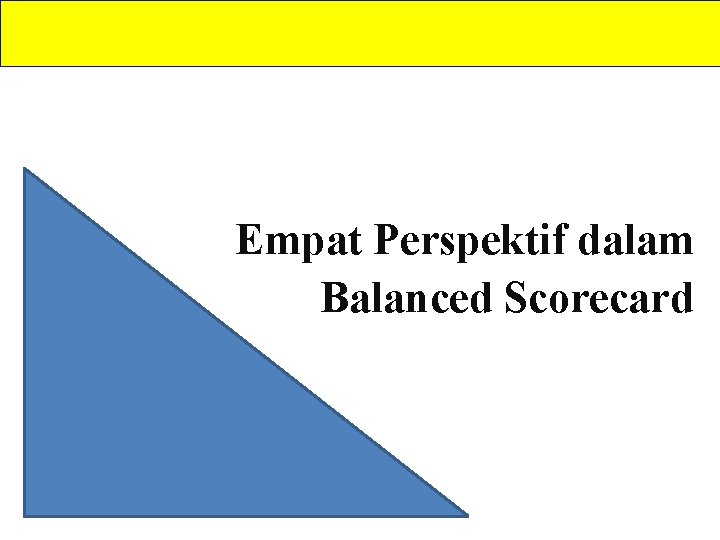 Empat Perspektif dalam Balanced Scorecard 