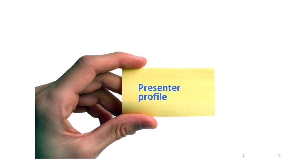 Presenter profile 2 2 