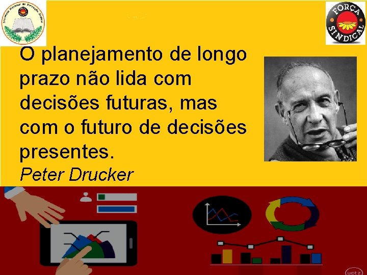 O planejamento de longo prazo não lida com decisões futuras, mas com o futuro