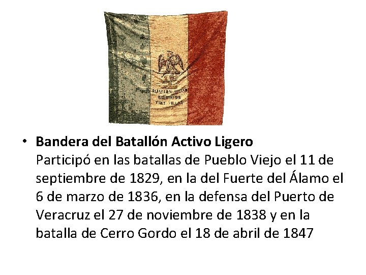 Bandera Del Primer Batallón Ligero De Jalisco slidetodoc.com