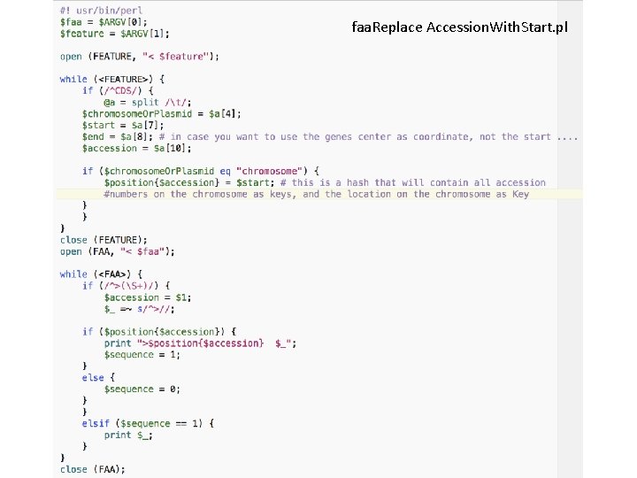 faa. Replace Accession. With. Start. pl 