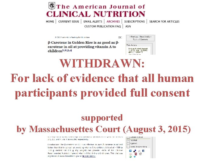 WITHDRAWN: For lack of evidence that all human participants provided full consent supported by