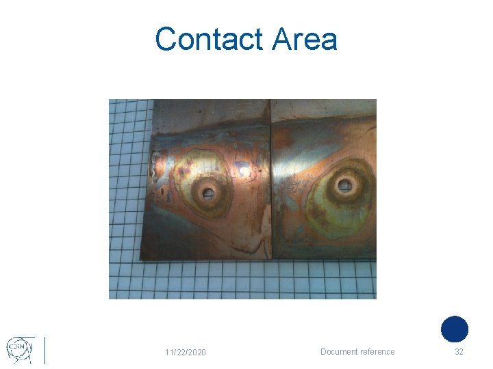 Contact Area 11/22/2020 Document reference 32 